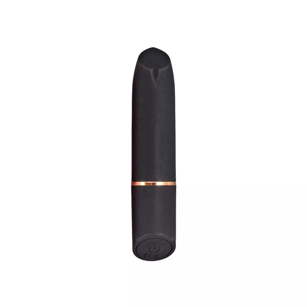 Mystique Rechargeable Silicone Bullet Vibrator In Black